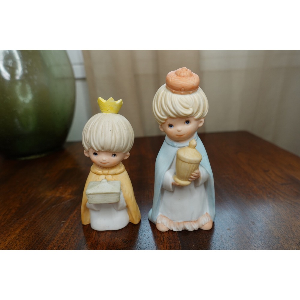 vintage decorative HOMCO nativity figurines‎